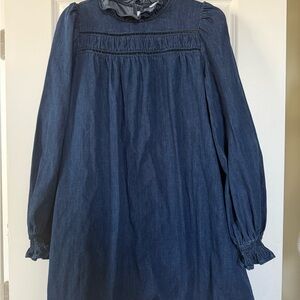 & Other Stories Denim Blue Mini Dress